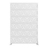 72" H×47"W Dovelina White Metal Planter Box with Trellis Privacy Screen for Café Patio,Garden & Balconies - 2 of 4