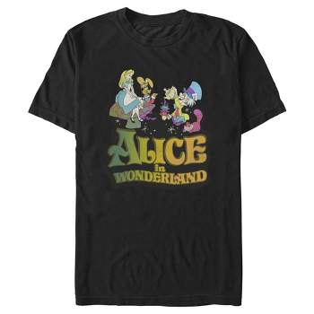 Men's Alice in Wonderland Alice and Mad Hatter Party T-Shirt