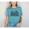 Simply Sage Market Women's Happy Camper Mountain Short Sleeve Graphic Tee - 2 of 3