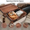 MOEPISY 4 Piece Luggage Set Suitcase Set, ABS Hard Shell Lightweight Expandable Travel Luggage with 4 Packing Cubes, TSA Lock - 3 of 4