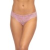 Felina Women's Stretchy Lace Low Rise Thong - Seamless Panties (6-Pack)  (Pink Neutrals, L/XL) - 2 of 3