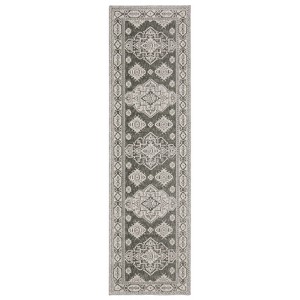 Oriental Weavers Intrigue INT06 Grey/ Grey Indoor Area Rug - 2'3" x 7'6" - 1 of 4