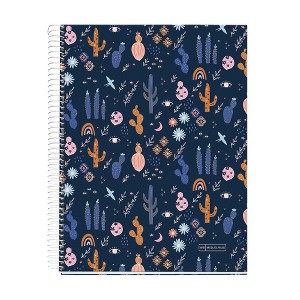 Miquel Rius 4 Subject Lined Notebook, 11" x 9", 120 Sheets, Heavyweight Paper, Subjects Separated by Color, Perforated, Laminated Board Cover - 1 of 1