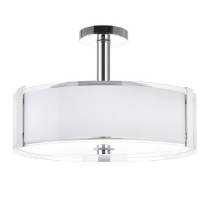 CWI Lighting Lucie 5 Light Drum Shade Chandelier With Chrome Finish - 1 of 4