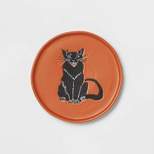 Halloween Cat Stoneware Appetizer Plate - Threshold™
