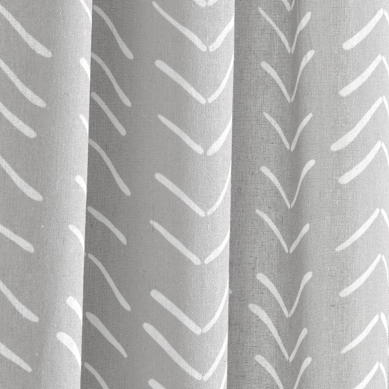 72"x72" Hygge Modern Arrow Linen Shower Curtain - Lush Décor, 3 of 6