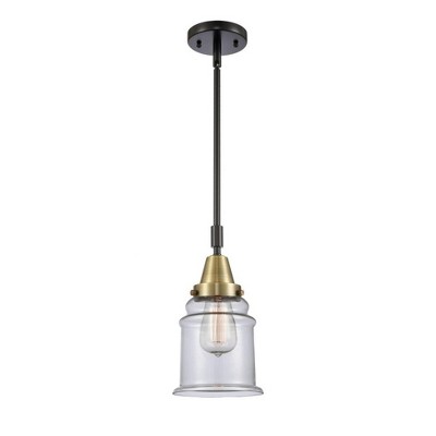 Canton - 1 Light Stem Hung Mini Pendant In Industrial Style-11.13 Inches Tall and 6.5 Inches Wide