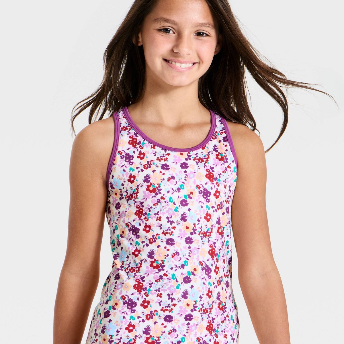 Girls' Racerback Active Tank Top - All In Motion™ - thumbnail 3