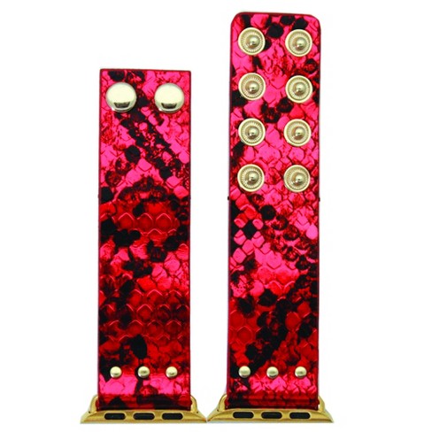 Olivia Pratt Snake Snap Button Apple Watch Band : Target