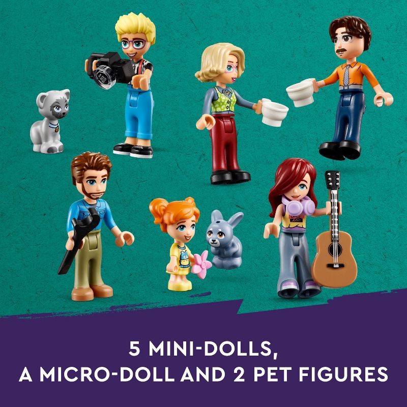 LEGO Friends Olly and Paisley&#39;s Family Houses Toy 42620, 5 of 9