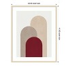 Amanti Art Circle composition 4 by Vitor Costa Wood Framed Wall Art Print - 4 of 4