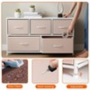 PAGED Dresser with 4 Fabric Drawers, Versatile Chest of Drawers, Modern Storage Cabinet with Wooden Top for Living Room, Bedroom - 4 of 4