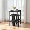 Bar Table With Stools Pub Table And Chairs Set Small Dining Table For 2 Counter Height Table High Top Table Bar Height Table And Chairs Dining Table - 2 of 4
