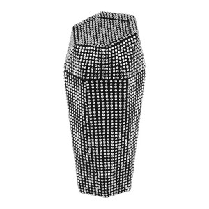 Unique Bargains Car Trash Can Rhinestones Portable Car Cup Holder Plastic Trash Bin White 1 Pcs - 1 of 4