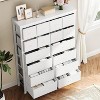 Jojoka Tall Dresser for Bedroom,16 Drawer Dressers & Chests of Drawers, Fabric Storage Drawer, 11.8" D x 39.9" W x 51.2" H - 4 of 4