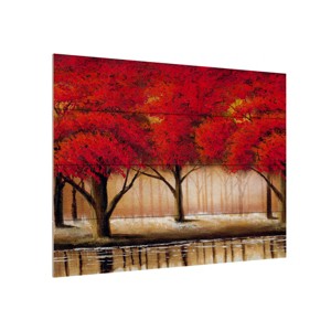 Trademark Fine Art - Masters Fine Art 'Parade Of Red Trees Ii' - 1 of 4