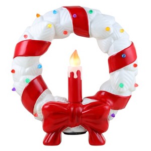 Mr. Christmas LED Blow Mold Wreath Outdoor Christmas Decoration - 1 of 4