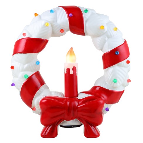 Blow mold Christmas wreath store