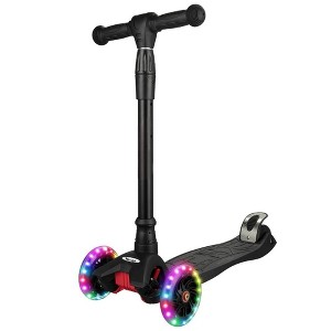 3 Wheel Kids Scooter, 3 Light Up Wheels, 4 Adjustable Height - ABEC-9 Bearings, Lean-to-Steer Kick Scooter, for Toddlers Boys & Girls Ages 3-8 - 1 of 4