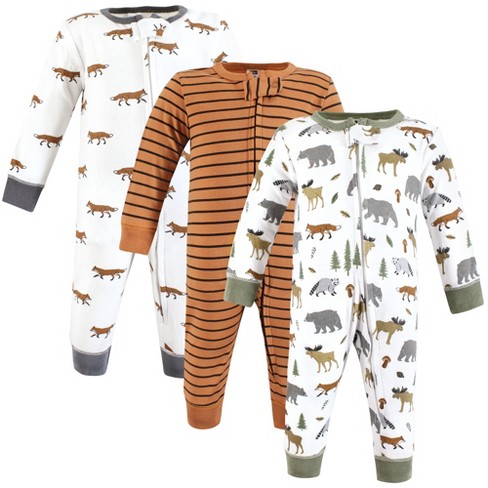 Burt's Bees Baby® Be Honey Bee Striped Sleep 'n Play Footed Pajama -  Yellow/white/black : Target