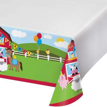 3ct Farm Fun Plastic Tablecloths