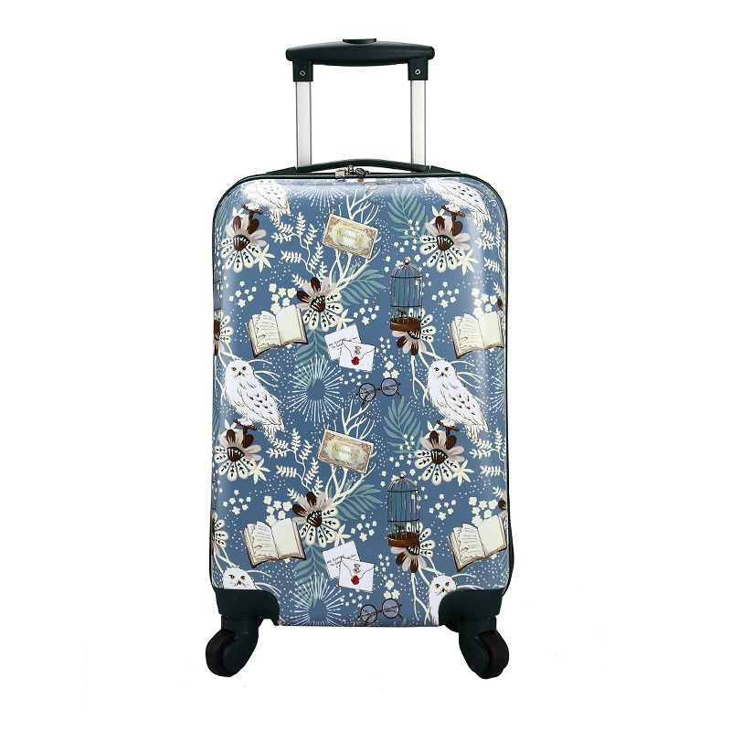 Harry Potter Hedwig 20 Inch Blue Carry-on Luggage with rolling wheels, 1 of 7