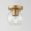Maxim Lighting Knox 1 - Light Flush Mount in  Natural Aged Brass - 4 of 4