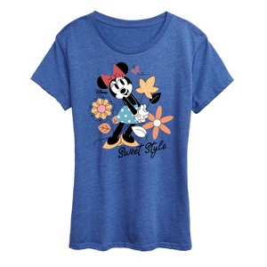 Women's - Disney - Minnie Mouse Sweet Style Short Sleeve Graphic T-Shirt - 1 of 4