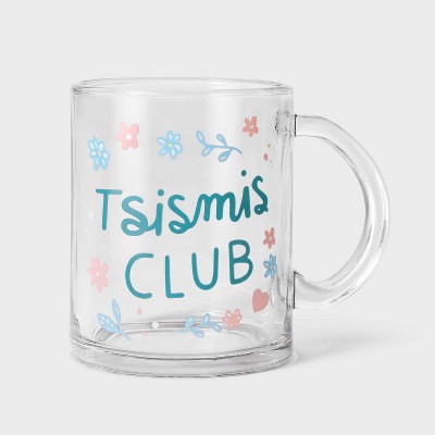 Tsismis Club Glass Mug 20oz