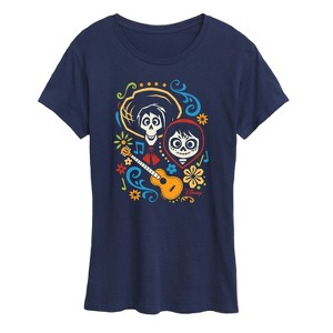 Women's - Coco - Hector And Miguel Short Sleeve Graphic T-Shirt - 1 of 4