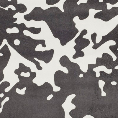 Rectangular Gray Faux Cowhide Tufted Area Rug