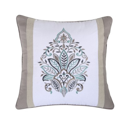 Rome Pieced Embroidered Decorative Pillow - Levtex Home