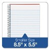 Tops Classified Colors Notebook Red Cover 5 1/2 x 8 1/2 White 100 Sheets 73505 - 4 of 4