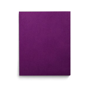 Staples School Grade 2 Pocket Folder Purple 25/Box 27536-CC - 1 of 4