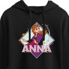 Women's - Frozen 2 - Anna Stirs Up Leaves Cropped Graphic Hoodie - 2 of 3