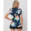 Womens Polo Shirts Short Sleeve Summer Printed Tops 2025 Lightweight Athletic Golf Tennis Shirts - 2 of 4