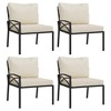 vidaXL 11 Piece Patio Lounge Set with Comfortable Sand Cushions and Sturdy Steel Frame - Easy to Assemble - Perfect for Gardens and Terraces - 4 of 4