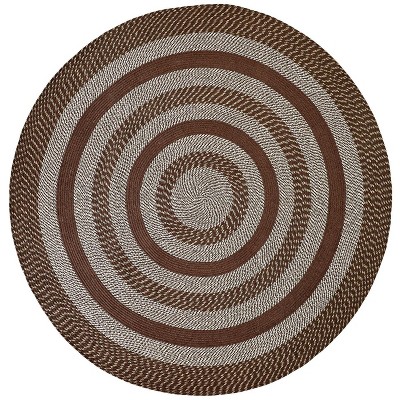 Newport Braid Collection 100% Polypropylene Stripe Pattern Reversible Indoor Utility Rug - Better Trends