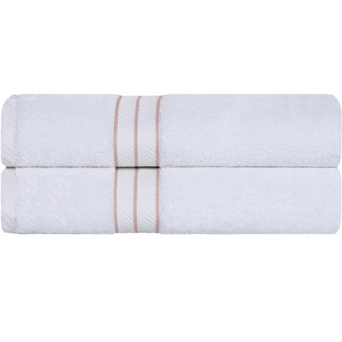 Premium Cotton 800 Gsm Heavyweight Plush Luxury 4 Piece Bathroom Towel Set,  Tea Rose Pink - Blue Nile Mills : Target