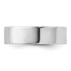 Black Bow Jewelry 6mm 14K Rose, White, or Yellow Gold Lightweight Flat Standard Fit Band - 3 of 4