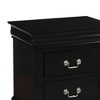 Acme Furniture Louis Philippe III Nightstand Black - 4 of 4