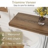 Modern Console Table, 40 inch Entryway Table with Flower-Shaped Support, Hallway Sofa Table with Thickened Desktop & Geometric Base - 3 of 4
