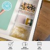 Martha Stewart Brody 3 Pack Stack and Slide Plastic Tray Office Desktop Organizer, 3" x 3.75" - 4 of 4