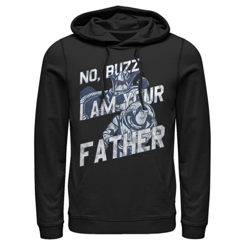 Men's Toy Story Zurg Buzz I Am Your Father Pull Over Hoodie : Target