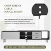 Modern TV Stand for 80'' TV with 2 Doors, Media Console Table, Entertainment Center with Large Storage Cabinet for Living Room, Bedroom - 4 of 4