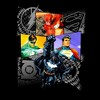 Justice League Collage Art Black T-shirt Toddler Boy to Youth Boy - 2 of 3