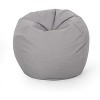 NicBex Polyester Round Bean Bag Chair with High-Density Foam,Lazy Sofa Chair for Adults,Modern Lounge Chair for Living Room - 2 of 4