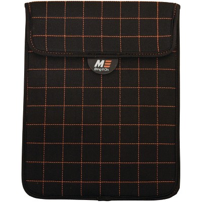 Mobile Edge NeoGrid Sleeve for iPad and 10" Tablets Black w/Orange Stitching