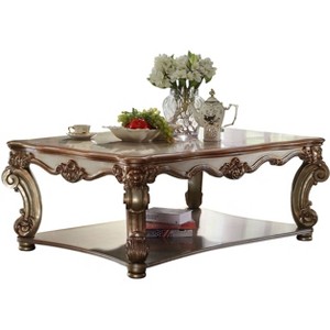 58" Vendome Coffee Table Gold Patina - Acme Furniture - 1 of 4