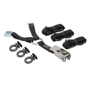 Yakima LockNLoad Wheel Restraint Spare Wheel Holder Kit with Hook Straps and 100 Pound Maximum Load Capacity for Roof Rack System - 1 of 4
